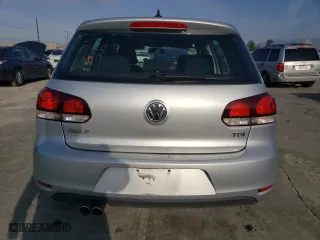 2011 Volkswagen Golf TDI with VIN WVWDM7AJ6BW242796, listed as a Copart auction lot 44456455 with 28,446 mi miles and Salvage Title. Bid and sale history available at carsss.com. Image 6.