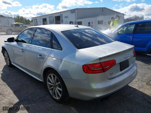 2014 Audi A4 Premium Plus with VIN WAUFFAFL2EA078052, listed as a IAAI auction lot 40848313 with 120,520 mi miles. Bid and sale history available at carsss.com. Image 3.