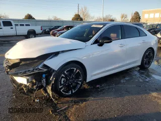 2022 Kia K5 GT-Line with VIN 5XXG64J21NG151942, listed as a Copart auction lot 42590535 with 22,053 mi miles and Salvage Title. Bid and sale history available at carsss.com. Image 1.
