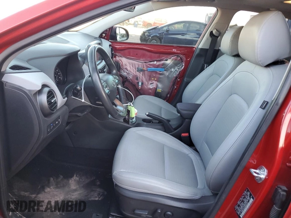 2021 Hyundai Kona Ultimate with VIN KM8K53A55MU652337, listed as a Copart auction lot 83466344 with 53,393 mi miles and Salvage Title. Bid and sale history available at carsss.com. Image 7.