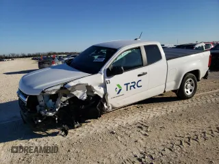 2021 Chevrolet Colorado 4WD Work Truck with VIN 1GCHTBEN6M1205607, listed as a Copart auction lot 46422255 with 40,628 mi miles and Salvage Title. Bid and sale history available at carsss.com. Image 1.