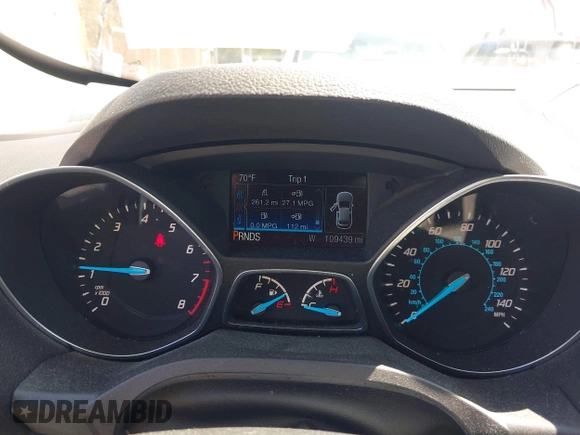 2016 Ford Escape Titanium with VIN 1FMCU9JXXGUA51537, listed as a IAAI auction lot 42118922 with 109,439 mi miles. Bid and sale history available at carsss.com. Image 7.