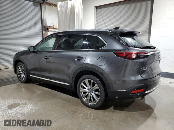 2021 Mazda CX-9 Signature with VIN JM3TCBEY0M0508223, listed as a Copart auction lot 46693845 with 81,267 mi miles and Salvage Title. Bid and sale history available at carsss.com. Image 2.