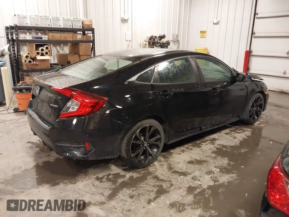 2020 Honda Civic Sedan Sport with VIN 2HGFC2F83LH569159, listed as a IAAI auction lot 41833183 with 97,100 mi miles. Bid and sale history available at carsss.com. Image 4.