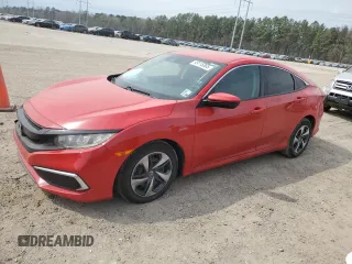 2020 Honda Civic Sedan LX with VIN 2HGFC2F64LH562834, listed as a Copart auction lot 49115365 with 71,231 mi miles and Salvage Title. Bid and sale history available at carsss.com. Image 1.