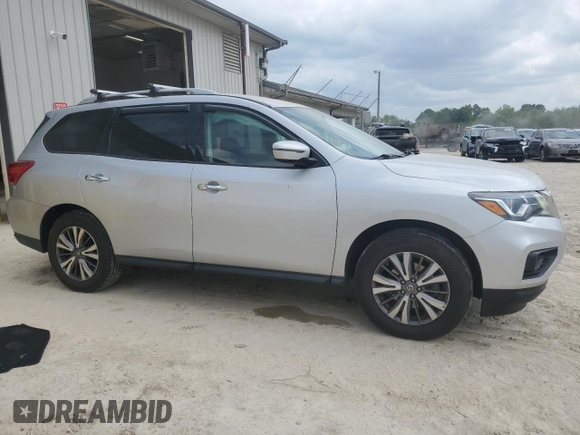 2018 Nissan Pathfinder SV with VIN 5N1DR2MM2JC646684, listed as a Copart auction lot 57104425 with 95,718 mi miles and Salvage title. Bid and sale history available at DreamBid. Image 4.