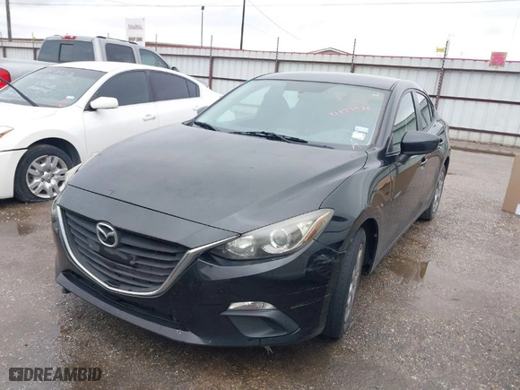 2014 Mazda Mazda3 i Sport with VIN JM1BM1U73E1183860, listed as a IAAI auction lot 41473932 with 141,842 mi miles. Bid and sale history available at carsss.com. Image 2.