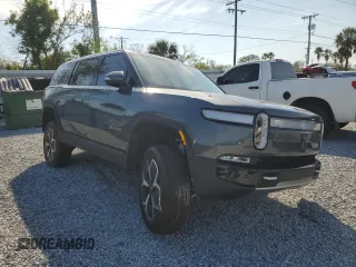 2024 Rivian R1S Adventure with VIN 7PDSGABA1RN030438, listed as a Copart auction lot 43439225 with 0 mi miles and Salvage Title. Bid and sale history available at carsss.com. Image 4.
