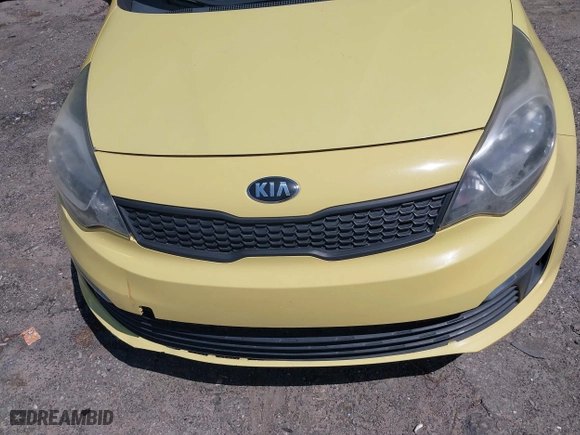 2016 Kia Rio LX with VIN KNADM4A37G6544196, listed as a IAAI auction lot 41998845 with 100,518 mi miles. Bid and sale history available at carsss.com. Image 6.