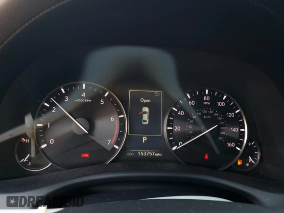 2016 Lexus GS 200t with VIN JTHBA1BLXGA002053, listed as a Copart auction lot 61637355 with 153,757 mi miles and Salvage title. Bid and sale history available at DreamBid. Image 9.