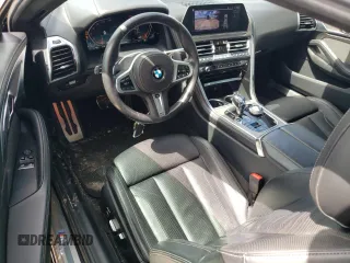 2020 BMW 8 Series 840i with VIN WBAAE2C00LBP62036, listed as a Copart auction lot 59505894 with 32,598 mi miles and Salvage Title. Bid and sale history available at carsss.com. Image 8.