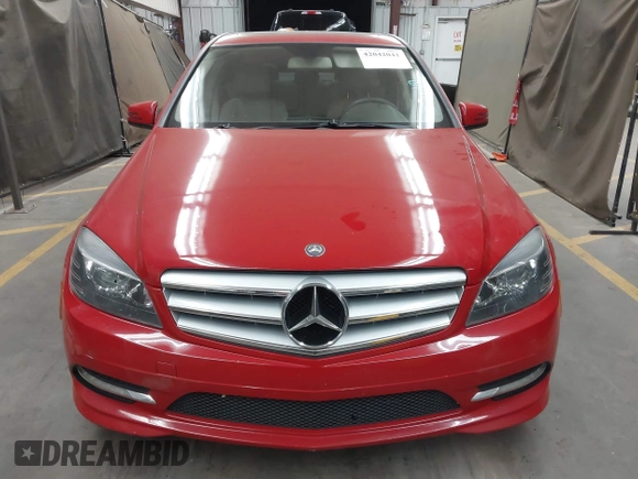 2011 Mercedes-Benz C-Class C 300 Sport with VIN WDDGF5EB1BA460727, listed as a IAAI auction lot 42042041 with 126,507 mi miles. Bid and sale history available at carsss.com. Image 11.