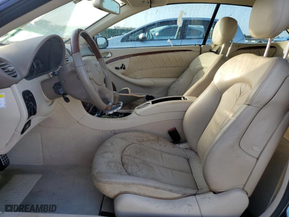 2008 Mercedes-Benz CLK-Class 5.5L with VIN WDBTK72FX8T095838, listed as a Copart auction lot 78618154 with 0 mi miles and Salvage Title. Bid and sale history available at carsss.com. Image 7.