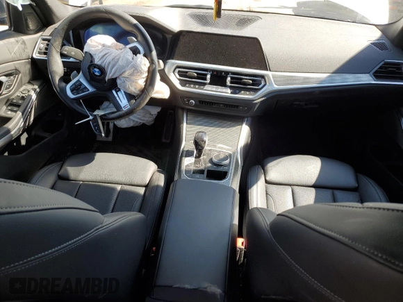 2022 BMW 3 Series M340i xDrive with VIN WBA5U9C02NFM31354, listed as a Copart auction lot 50986335 with Not Provided miles and Clean Title. Bid and sale history available at DreamBid. Image 8.