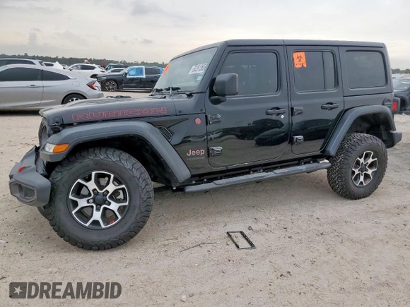 2020 Jeep Wrangler Unlimited Rubicon with VIN 1C4HJXFG9LW101973, listed as a Copart auction lot 60261365 with 61,097 mi miles and Clean title. Bid and sale history available at DreamBid. Image 1.