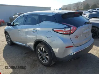 2017 Nissan Murano Platinum with VIN 5N1AZ2MG1HN181276, listed as a IAAI auction lot 41625761 with 124,525 mi miles. Bid and sale history available at carsss.com. Image 3.