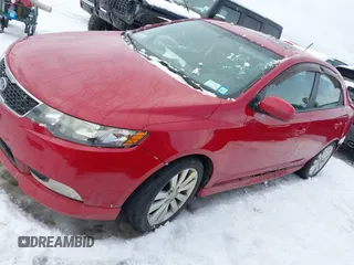 2013 Kia Forte SX with VIN KNAFW4A33D5693791, listed as a IAAI auction lot 41486906 with 154,579 mi miles. Bid and sale history available at carsss.com. Image 17.