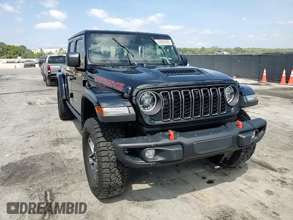 2024 Jeep Gladiator Mojave X с VIN 1C6JJTEG4RL120069, выставлен на аукционе Copart как лот 53950405 с пробегом 4 107 миль миль и Списание • Salvage title. История ставок и продаж доступна на DreamBid. Изображение 13.
