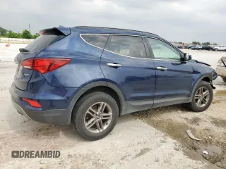 2017 Hyundai Santa Fe 2.4L z VIN 5XYZU3LB4HG401163, wystawiony jako Copart lot #57504375 z przebiegiem 84 964 mil mil oraz Szkoda całkowita • Salvage title. Historia ofert i sprzedaży dostępna na DreamBid. Obrazek 3.