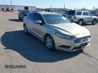 2018 Ford Fusion SE with VIN 3FA6P0H72JR143689, listed as a IAAI auction lot 41987054 with 166,753 mi miles. Bid and sale history available at carsss.com. Image 1.