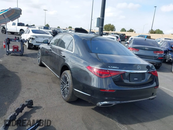 2023 Mercedes-Benz S 580e with VIN W1K6G6KB2PA198095, listed as a IAAI auction lot 41506845 with 29,903 mi miles and . Bid and sale history available at DreamBid. Image 3.