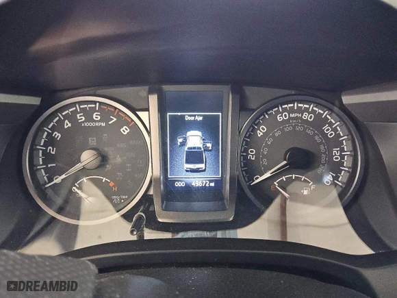 2023 Toyota Tacoma 4WD SR with VIN 3TYCZ5AN4PT118560, listed as a Copart auction lot 46269985 with 49,672 mi miles and Clean Title. Bid and sale history available at carsss.com. Image 6.