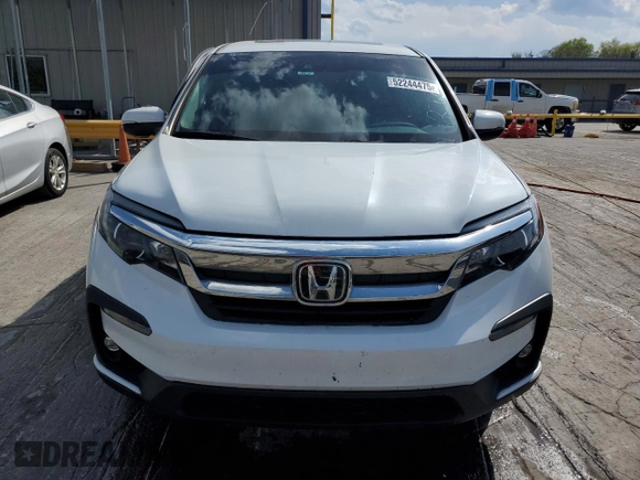 2021 Honda Pilot EX-L with VIN 5FNYF5H54MB002775, listed as a Copart auction lot 52244475 with 44,210 mi miles and Salvage Title. Bid and sale history available at carsss.com. Image 5.