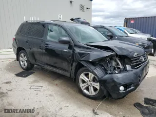 2009 Toyota Highlander Sport with VIN JTEES43A792136683, listed as a Copart auction lot 53814955 with 317,505 mi miles and Non Repairable. Bid and sale history available at carsss.com. Image 4.