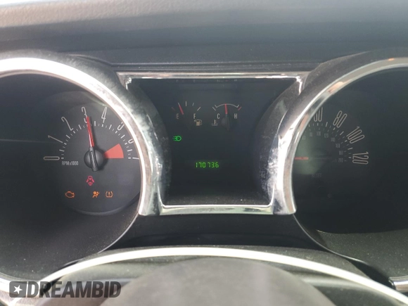 2008 Ford Mustang Deluxe with VIN 1ZVHT80N885179842, listed as a Copart auction lot 54530415 with 170,736 mi miles and Salvage title. Bid and sale history available at DreamBid. Image 9.