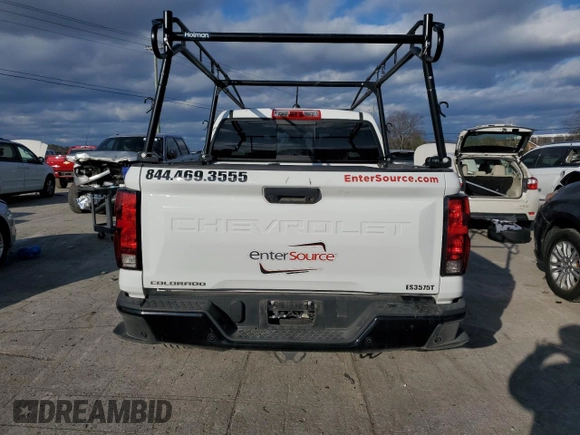2023 Chevrolet Colorado 4WD Work Truck with VIN 1GCGTBEC3P1193575, listed as a Copart auction lot 81364374 with 31,067 mi miles and Salvage title. Bid and sale history available at DreamBid. Image 6.