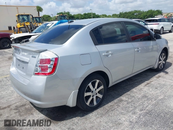 2012 Nissan Sentra S with VIN 3N1AB6AP0CL674883, listed as a IAAI auction lot 42728393 with 96,376 mi miles and . Bid and sale history available at DreamBid. Image 4.