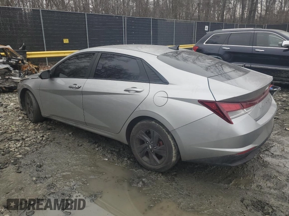 2021 Hyundai Elantra SEL with VIN 5NPLS4AG3MH004840, listed as a Copart auction lot 43558485 with 36,534 mi miles and Salvage Title. Bid and sale history available at carsss.com. Image 2.