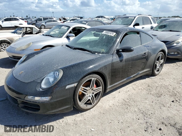 2008 Porsche 911 Carrera S with VIN WP0AB29978S732198, listed as a Copart auction lot 76882424 with Not Provided miles and Salvage Title. Bid and sale history available at carsss.com. Image 1.