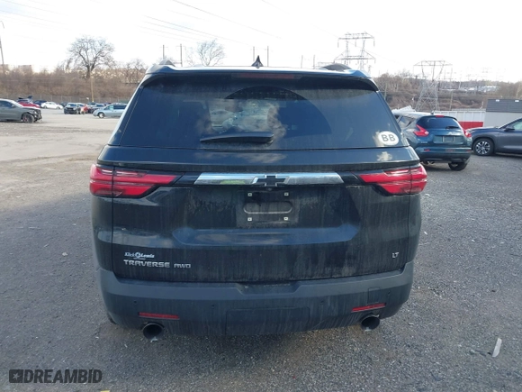 2022 Chevrolet Traverse LT Leather with VIN 1GNEVHKW7NJ174809, listed as a IAAI auction lot 41555992 with 50,154 mi miles. Bid and sale history available at carsss.com. Image 16.