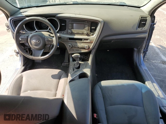 2015 Kia Optima LX with VIN 5XXGM4A71FG480398, listed as a Copart auction lot 54354545 with Not Provided miles and Salvage Title. Bid and sale history available at carsss.com. Image 8.