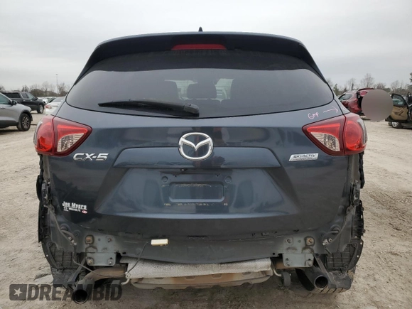 2013 Mazda CX-5 Grand Touring with VIN JM3KE2DE7D0129491, listed as a Copart auction lot 44795725 with 124,487 mi miles and Salvage Title. Bid and sale history available at carsss.com. Image 6.