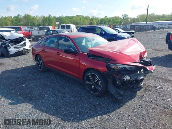 2023 Honda Accord Sport с VIN 1HGCY2F59PA008821, выставлен на аукционе IAAI как лот 42156630 с пробегом 87 116 миль миль и . История ставок и продаж доступна на DreamBid. Изображение 1.