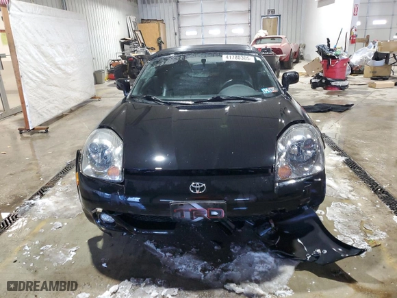 2005 Toyota MR2 Spyder with VIN JTDFR320850071193, listed as a Copart auction lot 41780305 with 31,813 mi miles and Salvage Title. Bid and sale history available at carsss.com. Image 5.
