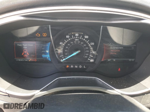 2017 Ford Fusion SE with VIN 3FA6P0H79HR221931, listed as a Copart auction lot 59914385 with 78,043 mi miles and Salvage title. Bid and sale history available at DreamBid. Image 9.