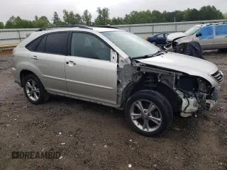 2006 Lexus RX 400h with VIN JTJGW31U660002194, listed as a Copart auction lot 56718845 with 160,858 mi miles and Salvage title. Bid and sale history available at DreamBid. Image 4.