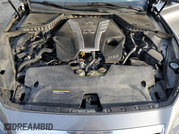 2017 Infiniti Q50 3.0t Signature Edition with VIN JN1EV7AR0HM836198, listed as a Copart auction lot 88823425 with 238,634 mi miles and Salvage Title. Bid and sale history available at carsss.com. Image 11.