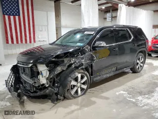 2019 Chevrolet Traverse LT Leather with VIN 1GNEVHKW8KJ215668, listed as a Copart auction lot 50039885 with 87,172 mi miles and Salvage Title. Bid and sale history available at carsss.com. Image 1.
