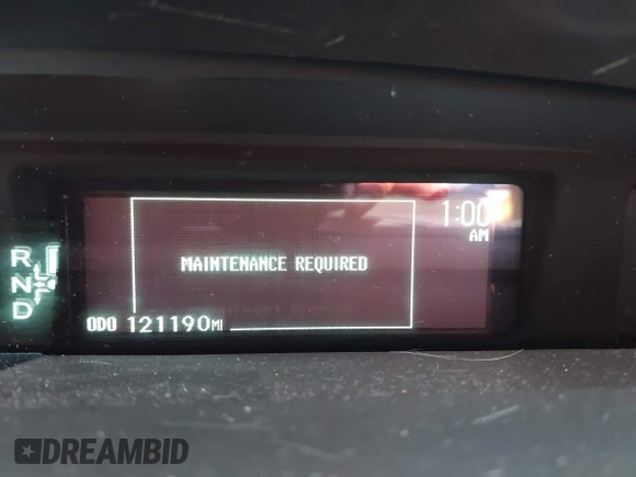 2012 Toyota Prius One with VIN JTDKN3DUXC5463795, listed as a IAAI auction lot 41977678 with 121,190 mi miles and . Bid and sale history available at DreamBid. Image 16.