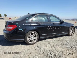 2013 Mercedes-Benz C 250 Sport with VIN WDDGF4HB1DR250090, listed as a Copart auction lot 62451405 with 146,568 mi miles and Salvage title. Bid and sale history available at DreamBid. Image 3.