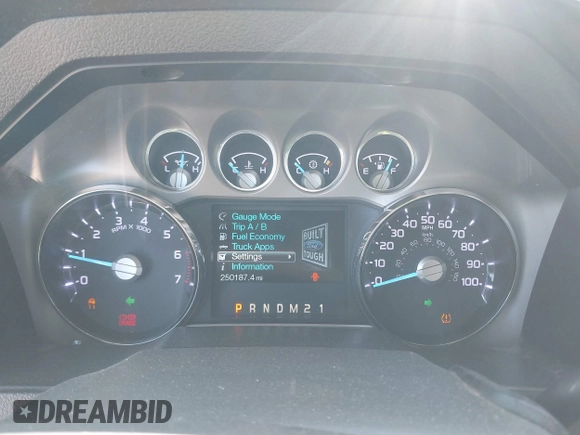 2013 Ford F-250 XL with VIN 1FT7W2B64DEA95083, listed as a IAAI auction lot 42339332 with 250,187 mi miles and . Bid and sale history available at DreamBid. Image 7.