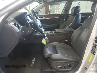2018 Genesis G80 Ultimate with VIN KMHGN4JFXJU245842, listed as a Copart auction lot 62599064 with 9,567 mi miles and Salvage Title. Bid and sale history available at carsss.com. Image 7.
