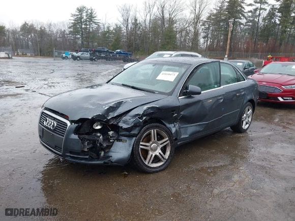 2006 Audi A4 2.0T with VIN WAUDF78E96A234033, listed as a IAAI auction lot 41850473 with 204,204 mi miles. Bid and sale history available at carsss.com. Image 2.