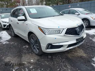 2019 Acura MDX Sport Hybrid w/Advance Pkg with VIN 5J8YD7H77KL000596, listed as a IAAI auction lot 41540974 with 89,378 mi miles. Bid and sale history available at carsss.com. Image 1.