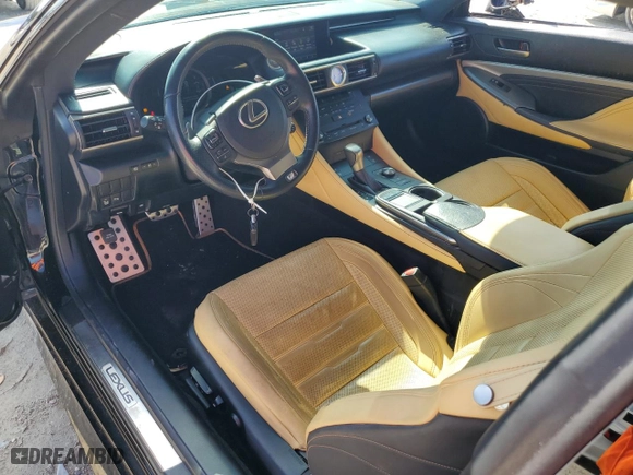 2015 Lexus RC 350 with VIN JTHHE5BC5F5005732, listed as a Copart auction lot 71773524 with 72,811 mi miles and Salvage Title. Bid and sale history available at carsss.com. Image 8.