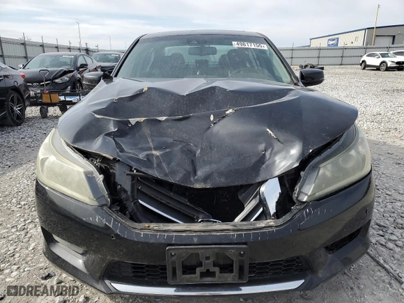 2014 Honda Accord Sedan EX-L with VIN 1HGCR2F80EA277861, listed as a Copart auction lot 49817155 with 154,034 mi miles and Salvage Title. Bid and sale history available at carsss.com. Image 5.